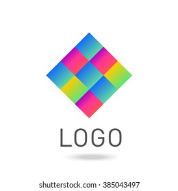 Abstract geometric business vector icon, logo for your company. Eps10 vector. Design template elements. Business corporate logo for technology