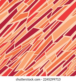 Abstrakte geometrische Tarnung Textur nahtlose Muster. Modernes, digitales, endloses, polygonales Zierwerk für Stoff- und Modedruck. Vektorhintergrund.