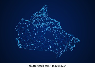 507 Futuristic Map Canada Images, Stock Photos & Vectors | Shutterstock