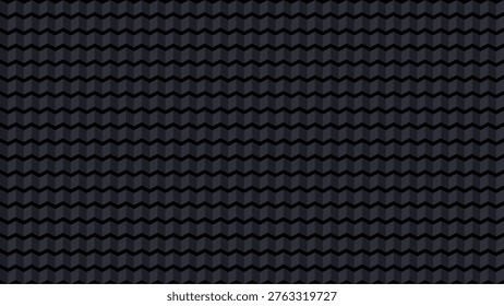 Abstract Geometric Carbon Weave Dark Industrial Vector Background