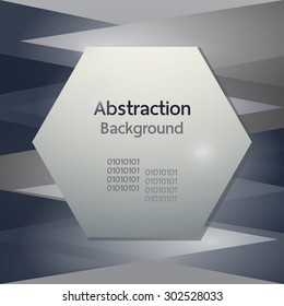 abstract geometric card background template
