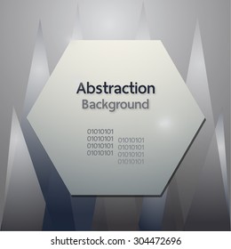 abstract geometric card background template