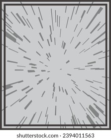 Abstract Geometric Carpet Rug with Border.
