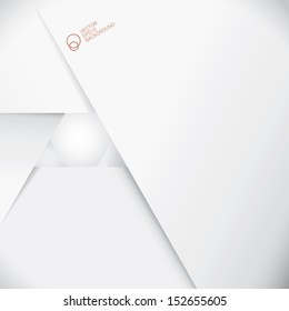 Abstract  geometric and central composed minimal background with a hexagon 
