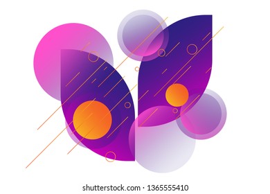 Abstract Geometric Circle background