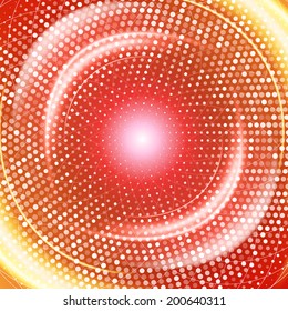 Abstract geometric circle dots vector background 