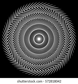 Abstract geometric circle element