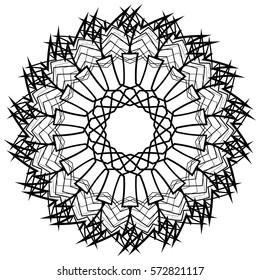 Abstract geometric circle element