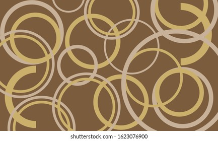 Abstract geometric circle pattern, design vector background.