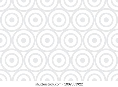 Abstract Geometric Circle Seamless Pattern Background For Scrapbook, Posters, Web, Greeting Cards
