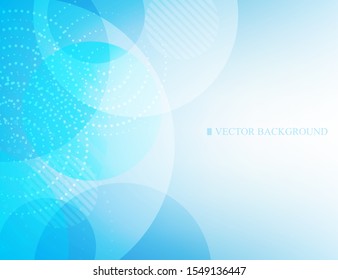 abstract geometric circle wallpaper.blue vector background.
