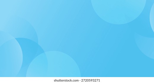 Fondo gráfico bokeh de luz azul suave degradado de círculos geométricos Abstractas. Diseño futurista moderno, Fondo de pantalla minimalista del cartel del Anuncio del color pastel