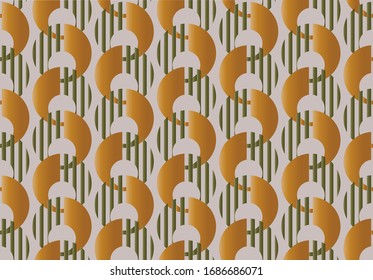 Abstract geometric circles on beige background.EPS10 Illustration.
