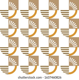 Abstract geometric circles on white background.EPS10 Illustration