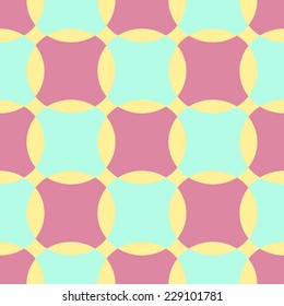 Abstract geometric circles seamless pattern. Can be used for wallpaper, pattern fills, web page background, surface textures