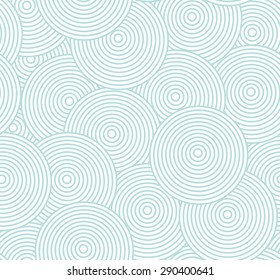 Abstract geometric circles seamless pattern.