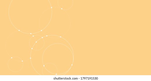Abstract geometric Circuit connect lines and dots.Simple technology graphic background.Illustration Vector design Network technology and Connection concept.