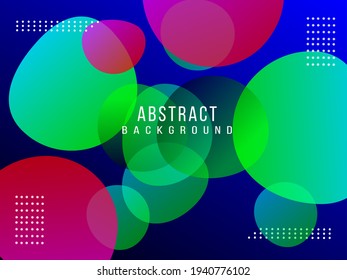 Abstract geometric circular elegant bright pattern design background vector