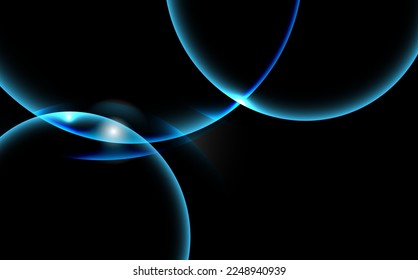 Abstrakter geometrischer Neon-Lichteffekt-Designhintergrund