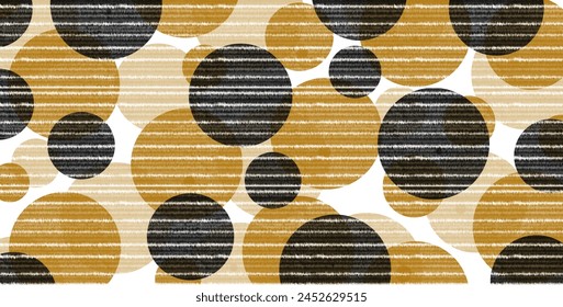 Abstract geometric circular pattern. Vector Illustration.