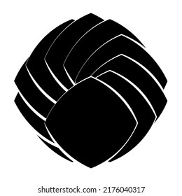 Abstract geometric, circular shape element