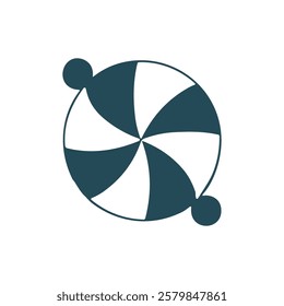Abstract Geometric Circular Symbol vector 