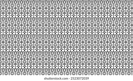 Abstractas diseño de patrón geométrico clásico
