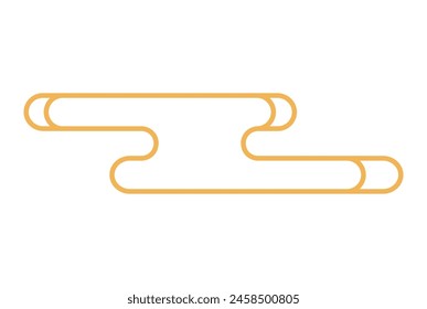 Ilustración geométrica Abstractas de la línea de la nube. Festival de la barca del dragón, Festival de mediados de otoño, Año Nuevo lunar arte tradicional del Clip, tarjeta, Anuncio, elemento del cartel. Diseño de estilo asiático, Vector aislado.