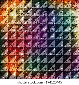 Abstract geometric color background