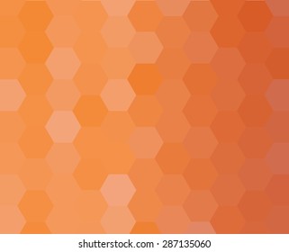 Abstract geometric color background with hexagon shape