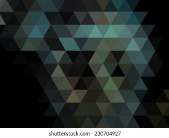 Abstract geometric color background with triangle
