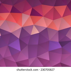 Abstract geometric color background with triangle