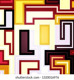 Abstract geometric color background, vector illustration.
