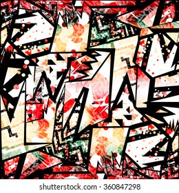 abstract geometric color beautiful background