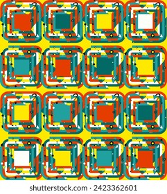 Abstract geometric color and dots shape design. can be utilized for a variety of purpose. including background, wall art, fashion, wallpaper, decorative, textile, and more