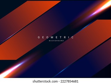 Abstract geometric color glossy triangle lines web graphic background design