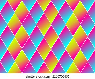 Abstract geometric color gradient vector background.