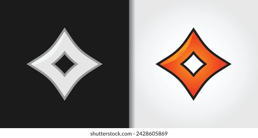 conjunto de logotipo de color geométrico abstracto