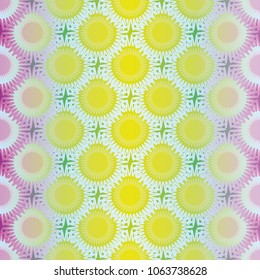 Abstract geometric color seamless pattern for new background.