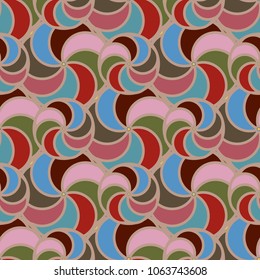 Abstract GEOMETRIC color seamless pattern for new background.