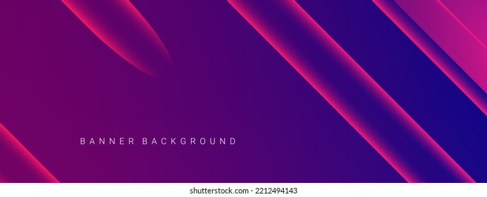 Abstract geometric color smooth banner background vector