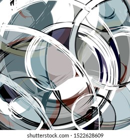 Abstract geometric colored background in the style of graffiti. Qualitative illustration for your design