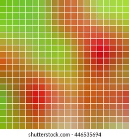 abstract geometric colored square grid - background mosaic