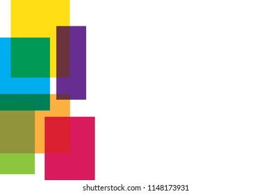 Abstract geometric colorful background