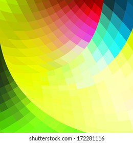 Abstract geometric colorful background