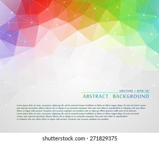 Abstract  geometric colorful background
