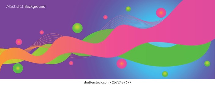 Fondo colorido geométrico Abstractas con círculo, forma de rectángulo y sombra