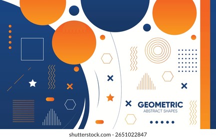 Abstract Geometric Colorful Background Design