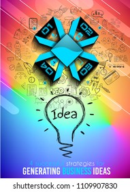 Resumen Fondo geométrico colorido con gradientes altos saturados y formas geométricas diferentes con plantilla de marco. Diseño de portada o volante con espacio libre para texto.