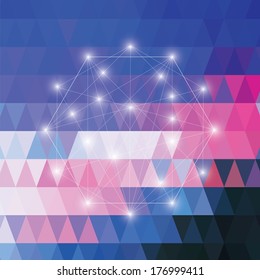 Abstract geometric colorful background, pattern design, vector illustration